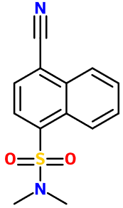 MC085182 4-Cyano-N,N-dimethyl-1-naphthalenesulfonamide